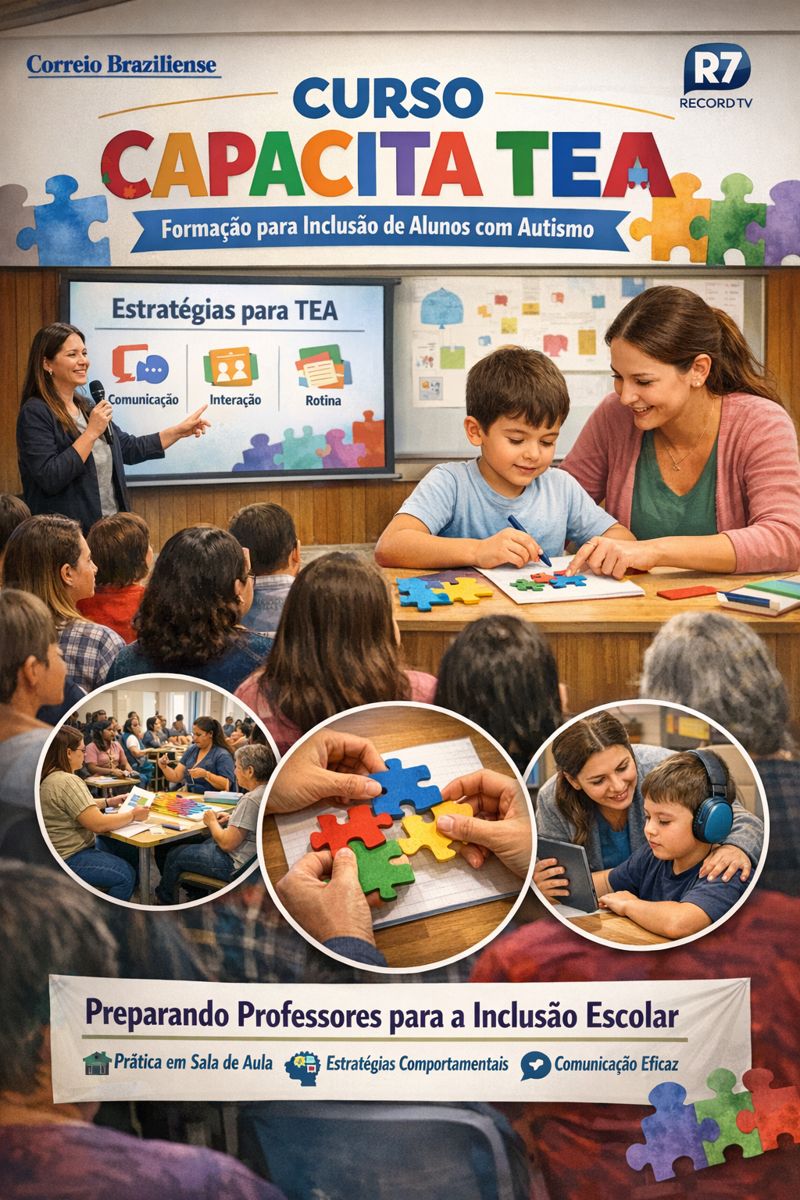 Capacita TEA qualifica professores e fortalece a inclusão em Manaus