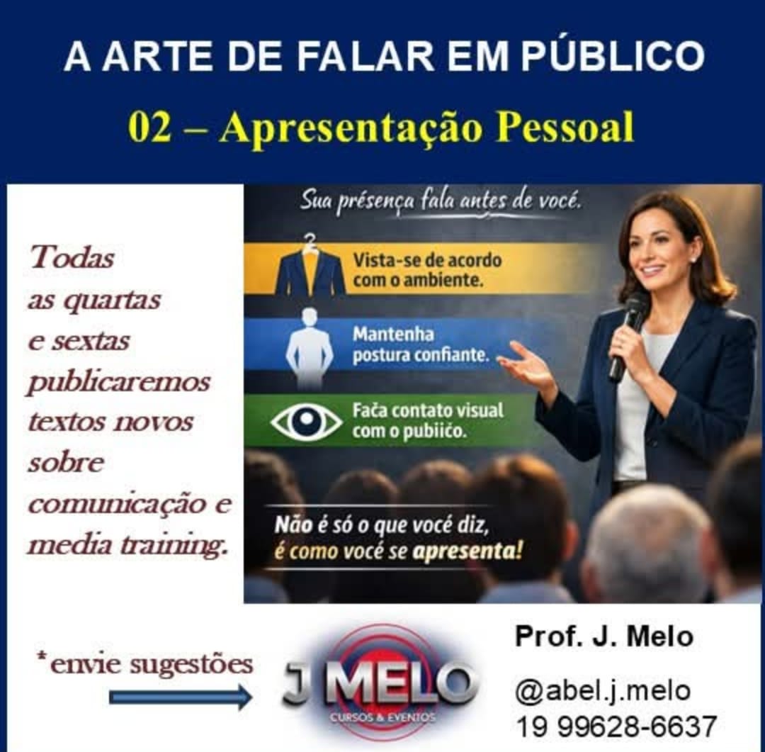 A ARTE DE FALAR EM PÚBLICO