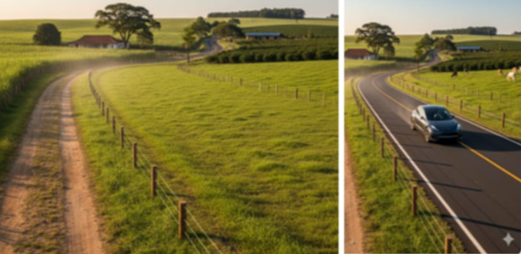 O asfaltamento fantasmagórico na estrada que liga Pedreira a CampinasPor Sidenei Defendi