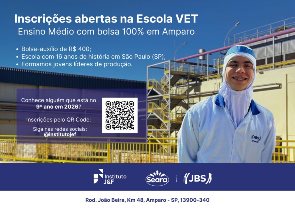 Uma grande oportunidade para os jovens de Amparo e de toda a nossa região!