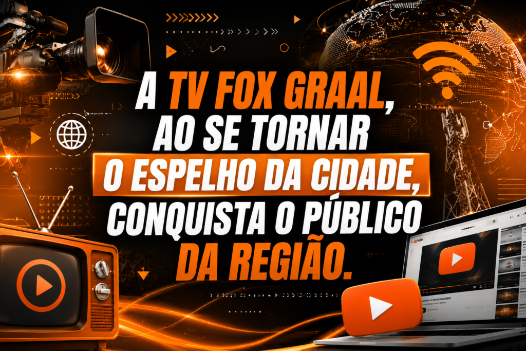 A TV FOX GRAAL, AO SE TORNAR O ESPELHO DA CIDADE, CONQUISTA O PÚBLICO DA REGIÃO