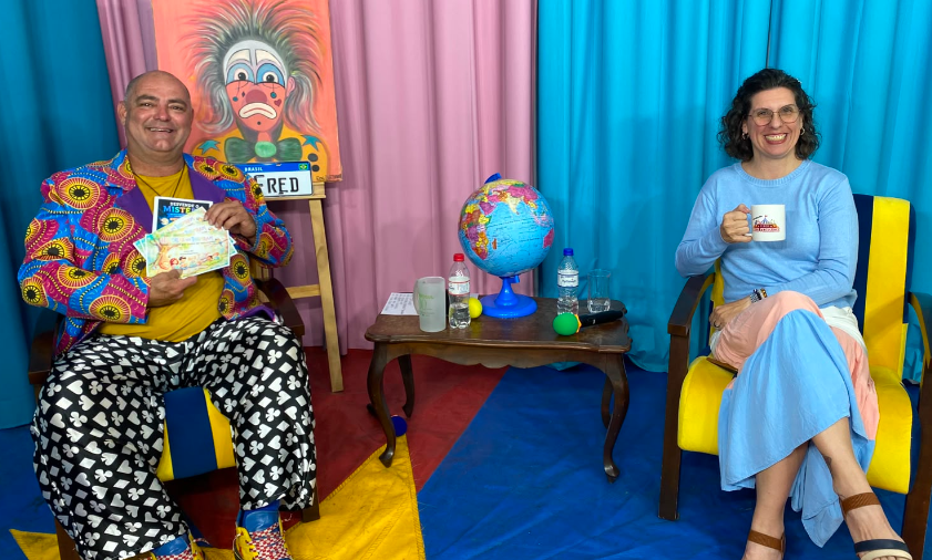 Psicopedagoga Thais Nogueira encanta público no Programa Circo Fred Federicce