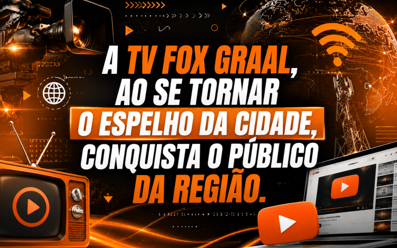 A TV FOX GRAAL, AO SE TORNAR O ESPELHO DA CIDADE, CONQUISTA O PÚBLICO DA REGIÃO