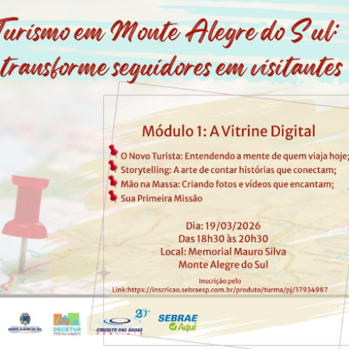 Prefeitura e Sebrae realizam capacitação aos empreendedores do setor turístico