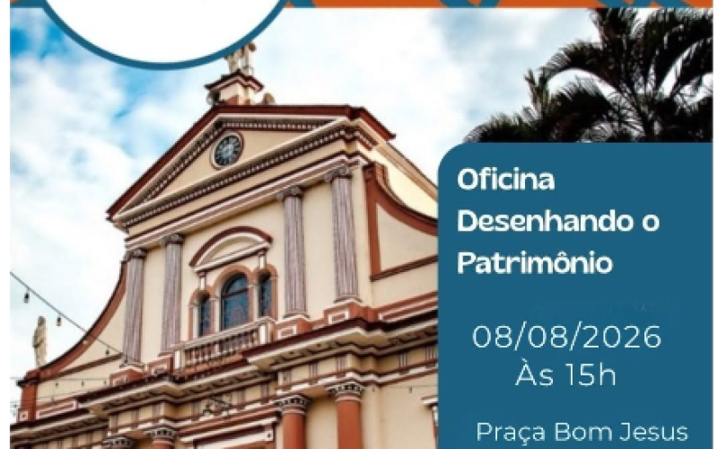 Monte Alegre do Sul recebe oficina “Desenhando o Patrimônio” pela 7ª Jornada do Patrimônio 2026
