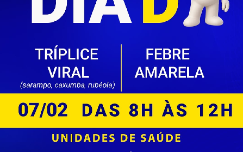 Secretaria de Saúde de Pedreira realiza “Dia D” de Vacinação contra Sarampo e Febre Amarela neste sábado, 7 de fevereiro