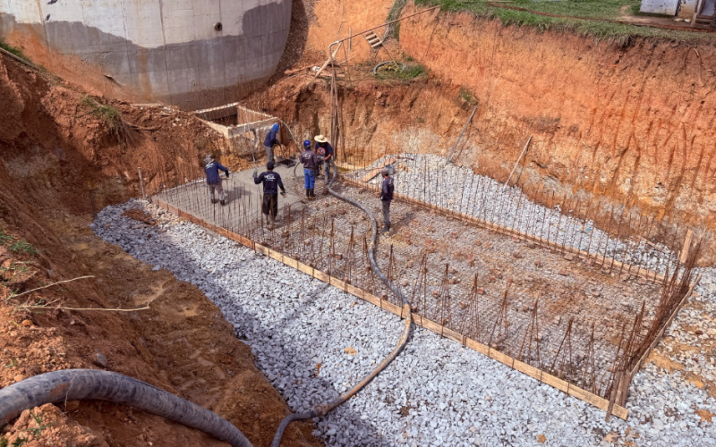 SAAEJA AVANÇA NAS OBRAS DA NOVA ESTAÇÃO ELEVATÓRIA DE ÁGUA TRATADA NA FAZENDA DA BARRA