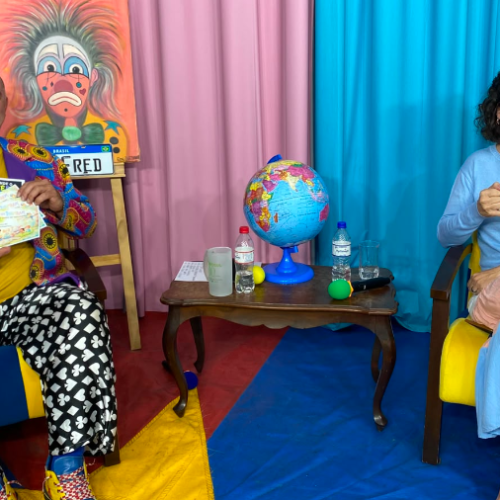 Psicopedagoga Thais Nogueira encanta público no Programa Circo Fred Federicce