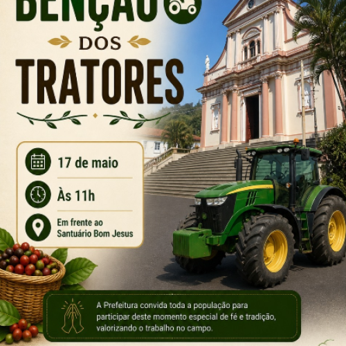 Monte Alegre do Sul realiza Benção dos Tratores no dia 17 de maio