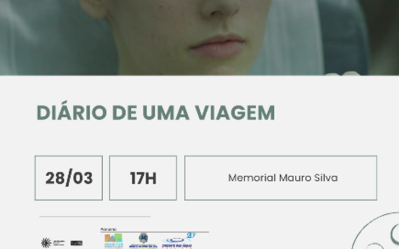 Cinema Pontos MIS exibe “Diário de Uma Viagem” neste sábado (28/03) no Memorial Mauro Silva
