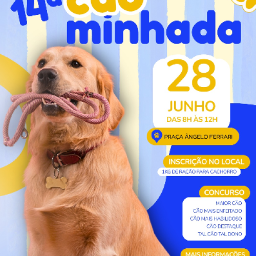 14ª Cãominhada de Pedreira reúne cidade por bem-estar animal