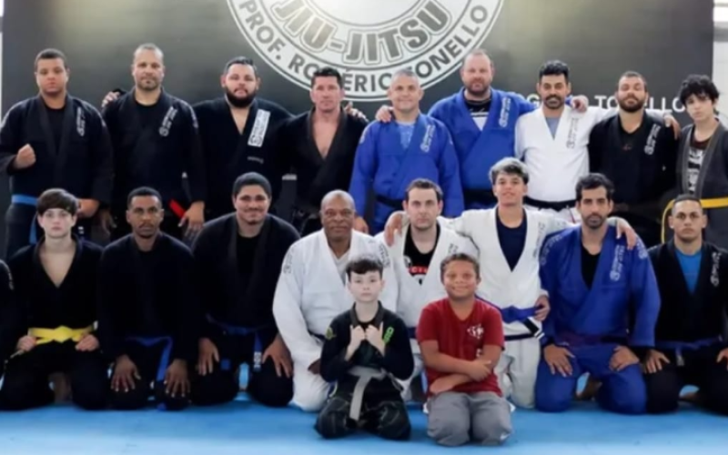 Mestre de Jiu-Jitsu Nildo Pimentel realizou Seminário Técnico em Pedreira
