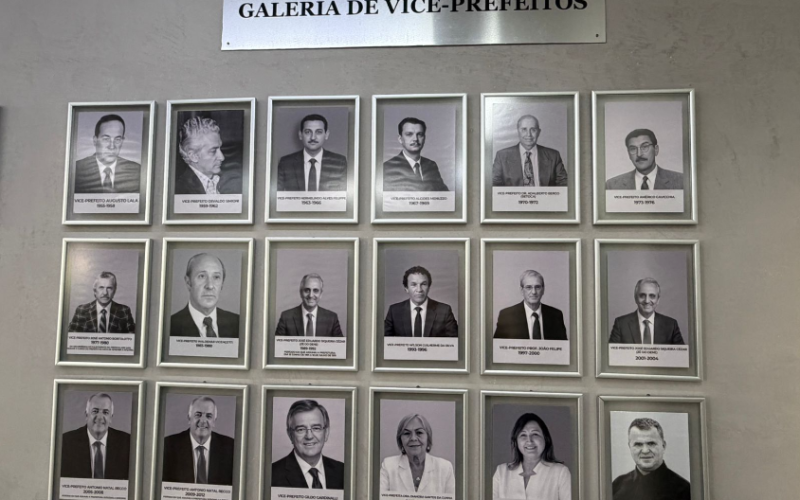 Prefeitura inaugura galeria de vice-prefeitos no Paço Municipal