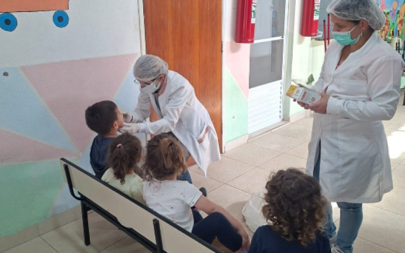 Prefeitura realiza ação de saúde bucal em escolas da rede municipal