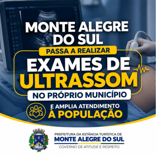 Monte Alegre do Sul passa a realizar exames de ultrassom no próprio município e amplia atendimento à população
