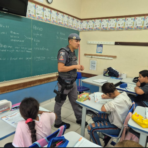 PROERD INICIA ATIVIDADES NAS ESCOLAS MUNICIPAIS E LANÇA VERSÃO PARA EDUCAÇÃO INFANTIL EM JAGUARIÚNA
