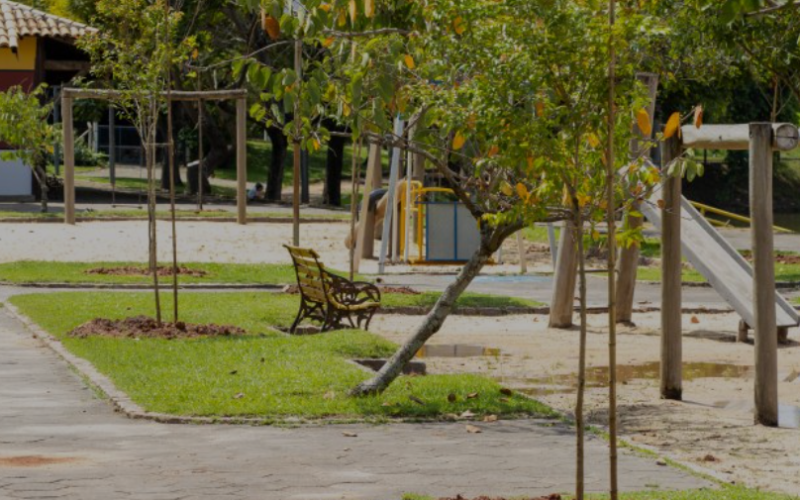 MEIO AMBIENTE REALIZA PLANTIO DE MUDAS NO PARQUE DOS LAGOS EM JAGUARIÚNA