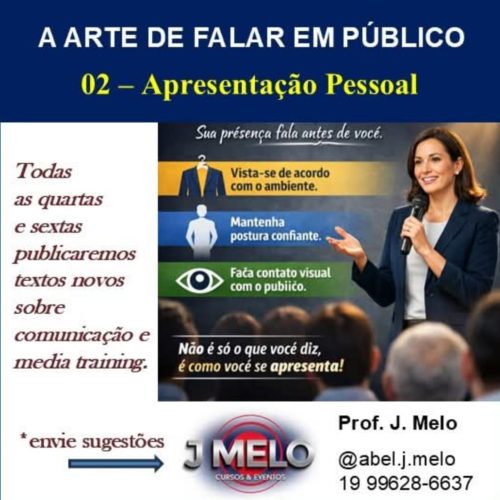 A ARTE DE FALAR EM PÚBLICO
