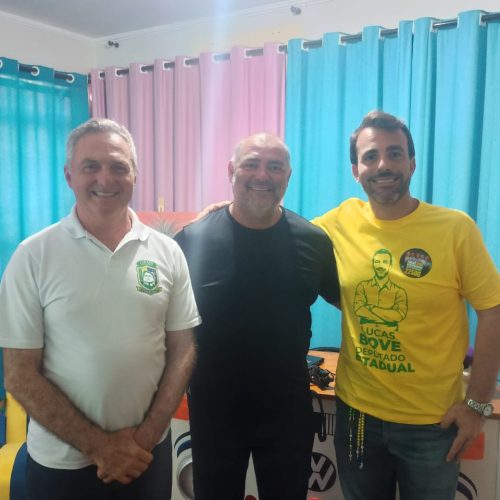 Pedreira recebe Renato Bolsonaro e Lucas Bove em agenda que movimenta o município