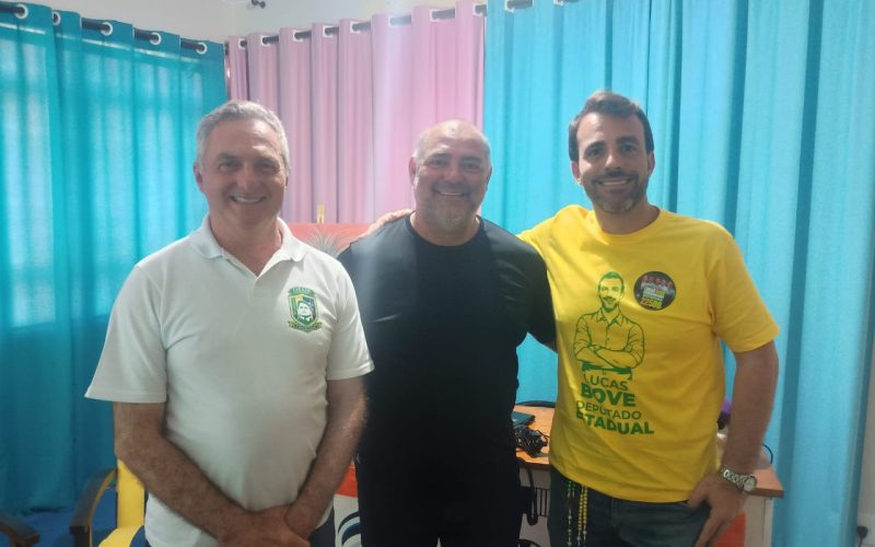 Pedreira recebe Renato Bolsonaro e Lucas Bove em agenda que movimenta o município