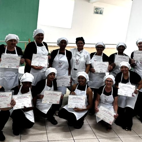 Fundo Social celebra conclusão de mais uma turma do Curso de Culinária